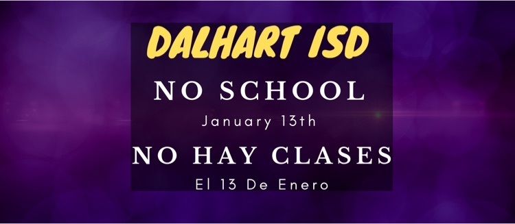 no school Jan 13