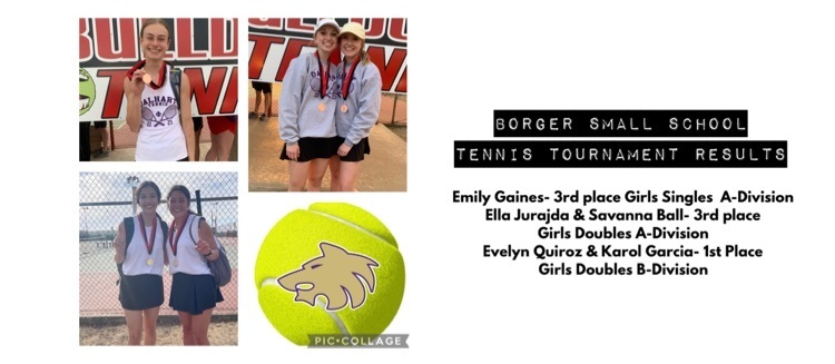 Borger Small School Tennis Tournament Results